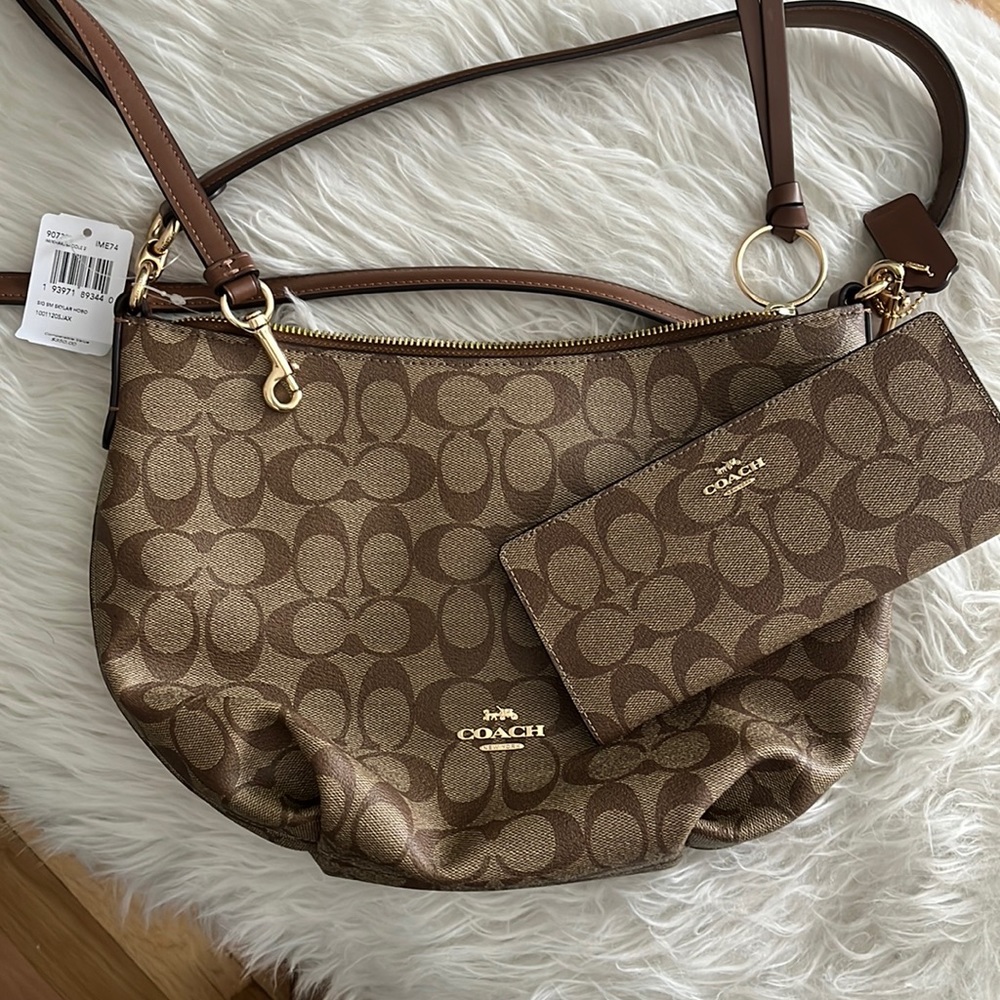 NWT coach purse and matching NWT wallet